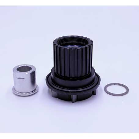 Hub Parts - Microspline Freehub for RC27DB 17A Rear Hub (incl Silver end cap)