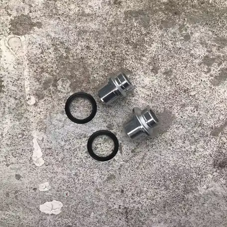 M12x100 CAP for RC27DB FRONT HUB SILVER