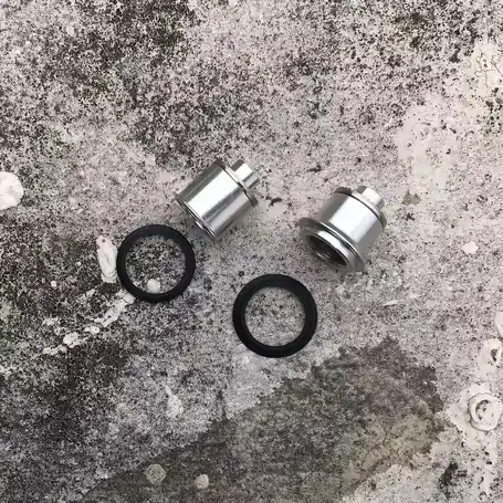 QR end cap for RC29DR rear Hub (HG/XDR Freehub) Silver