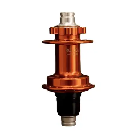 ROLLCii RC27DB CENTER LOCK REAR HUB 12*142mm (include 135 QR end caps) 32H, HG TANGERINE FIRE