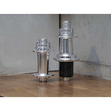 VLCmade RC27DB CENTER LOCK FRONT HUB, 32H, SILVER